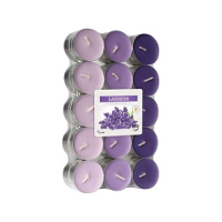 Lavendel Geurkaarsen   30x Waxinelichtjes   D4 cm   4 Uur Brandtijd  Geparfumeerde Kaarsen