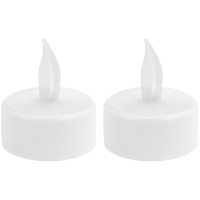 Led waxinelichtjes/theelichtjes   24x stuks   wit   4,5 cm   warm wit licht   decoratie