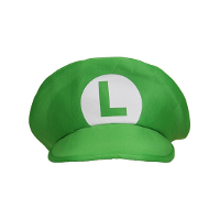 Loodgieter Luigi   verkleed pet   voor volwassenen   groen   gamer verkleed accessoires   one size