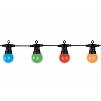 Lumineo buitenverlichting 20 gekleurde lampbolletjes 10 m