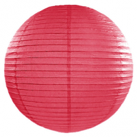 Luxe bol feest lampion   fuchsia roze   dia 50 cm   papier