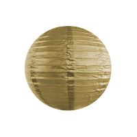 Luxe bol feest lampion   goud   dia 35 cm   papier