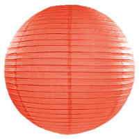 Luxe bol feest lampion   oranje   dia 50 cm   papier