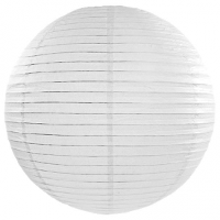 Luxe bol feest lampion   wit   dia 50 cm   papier