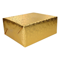 Luxe kerst inpakpapier   op rol   500 x 76 cm   barok design   cadeaupapier   kerst