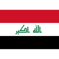 Merkloos Luxe vlag Irak