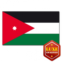 Merkloos Luxe vlag Jordanië