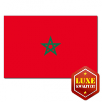 Merkloos Luxe vlag Marokko