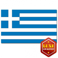 Luxe vlag van Griekenland   100 x 150 cm   polyester zeildoek   zeer goede kwaliteit