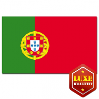 Merkloos Luxe vlag van Portugal   100 x 150 cm   polyester zeildoek   zeer goede kwaliteit