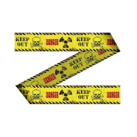Markeerlint met doodskop Keep Out!
