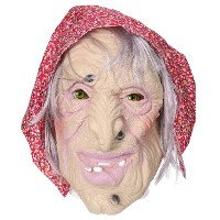 Masker oude vrouw   latex   feestmasker   verkleedaccessoires   Halloween   Sarah
