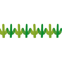 Mexicaanse Western Cactus thema   feest slingers   300 cm   Papier   Brandvertragend