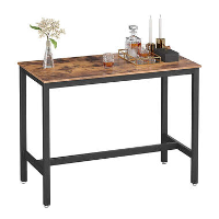 Middelhoge bartafel   vintage   120x90x60 cm   vintage bruin