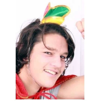 Mini prinsenmuts   in het rood/geel/groen   Prins Carnaval