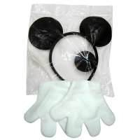 Muis/Muizen verkleedset   voor volwassenen   carnaval   verkleden   3 delig
