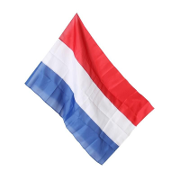 Nederlandse vlag   rood/wit/blauw   polyester   100x150 cm   vlag voor buiten