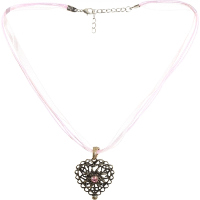 Oktoberfeest Beierse ketting   tirolerfest   messing/roze   dames   Carnaval