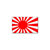 Oorlogsvlag/Krijgsvlag Japan   uit de geschiedenis   90 x 150 cm   polyester