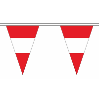 Oostenrijk Vlaggetjes vlaggenlijn slinger   500 cm   polyester   binnen/buiten   versiering