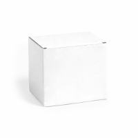Opbergdoosje/geschenkdoosje   karton   wit   12 x 10,6 x 9 cm