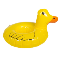 Opblaasbare drankhouder eend 34 cm