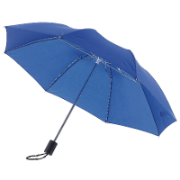 Opvouwbare paraplu   klein en compact   D85 cm   Blauw   Nylon