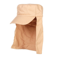 Outdoor reizigers Veld pet   met nekbescherming   beige   Safari   Wandelaars   Zon bescherming