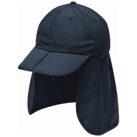 Outdoor reizigers veld pet   met nekbescherming   blauw   zon bescherming   Tropen   volwassenen