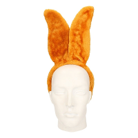 Paashaas/bunny oren diadeem   lichtbruin   pluche verkleed konijn/haas oren