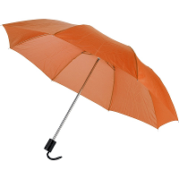 Paraplu Opvouwbaar   klein   oranje   polyester   35 x D93 cm   compact model