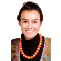 Parel ketting   oranje   EK   WK   Koningsdag accessoires   sieraden   Holland