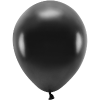Party ballonnen   biologisch afbreekbaar   100x   zwart   milieuvriendelijke feestversiering