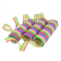 Party Serpentines   3x rollen   gekleurde papier stroken mix   versiering   feestartikelen