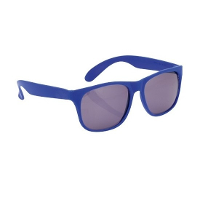 Party zonnebril   blauw   kunststof   UV400   verkleedbril voor volwassenen