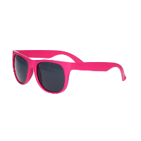 Party zonnebril   fuchsia roze   kunststof   UV400   verkleedbril voor volwassenen