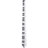 Piano print verkleed stropdas   voor volwassenen   Verkleed / carnavalaccessoires