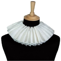 Pietenkraag/page kraag   wit   papier   Sint en Piet verkleed accessoires
