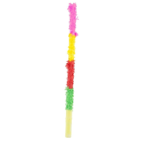 Pinata stok   multi kleuren   60 cm