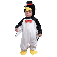 Merkloos Pinguin outfit voor peuters