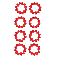 Plaffertjes ringen 12 schots   24x ringen   voor een speelgoed pistool/revolver