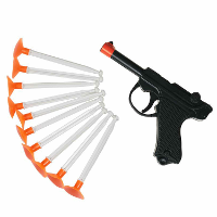 Politie/Soldaten speelgoed set   pistool met zuignap pijltjes   voor kinderen   plastic