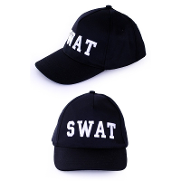 Politie SWAT baseball cap pet   verkleedkleding   volwassenen   hoedje   carnaval accessoires