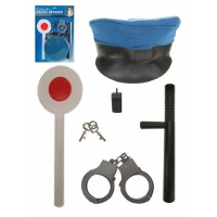 Politie verkleed accessoires set   5 delig   speelgoed   carnaval   kinderen