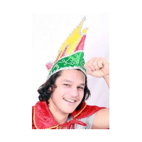 Prins Carnaval muts   heren   multi   Prinsenmuts   luxe prinsensteek