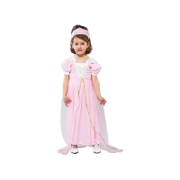 Prinsessen jurk voor peuters   roze   kostuum   carnaval verkleedkleding   incl Tiara