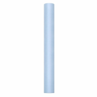 Rol tule stof   lichtblauw   50 x 900 cm   Knutselen/Hobby artikelen   Geboorte versiering jongen
