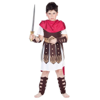 Merkloos Romeinse Gladiator/ridder/soldaten verkleedkleding kostuum   voor jongens
