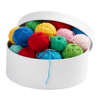 Ronde witte hobby knutsel doos   dozen van karton   16.5 X 6 cm   Hoedendoos   cadeauverpakking