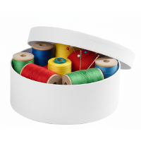 Ronde witte hobby knutsel doos   dozen van karton   8.5 X 4 cm   Hoedendoos   cadeauverpakking